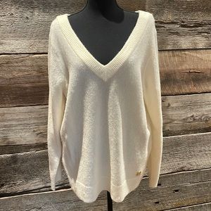 MICHAEL Michael Kors relaxed shoulder v neck sweater
